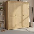 Moreno Wardrobe - 3 Door - Oak