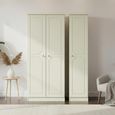Pembroke Cream 3 Door Triple Wardrobe