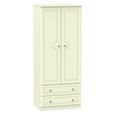 Pembroke Cream 2 Door 2 Drawer Double Wardrobe