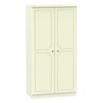 Pembroke Cream 2 Door Plain Wardrobe - H 182.4cm