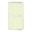 Pembroke Cream 2 Door Plain Wardrobe - H 182.4cm