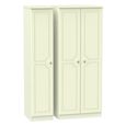 Pembroke Cream 3 Door Triple Wardrobe