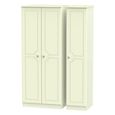 Pembroke Cream 3 Door Triple Wardrobe