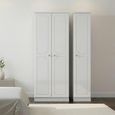 Pembroke White Gloss 3 Door Tall Triple Wardrobe
