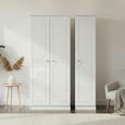 Pembroke White Gloss 3 Door Triple Wardrobe