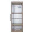 Pembroke White Gloss 2 Door 2 Drawer Double Wardrobe