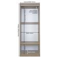 Pembroke White Gloss 2 Door 2 Drawer Tall Wardrobe