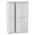 Pembroke White Gloss 3 Door Triple Wardrobe