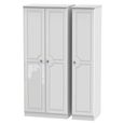 Pembroke White Gloss 3 Door Triple Wardrobe