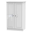 Pembroke White Gloss Midi Wardrobe