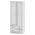 Pembroke White 2 Door 2 Drawer Double Wardrobe