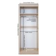 Pembroke White 2 Door Tall Wardrobe - 1 Mirror