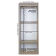 Knightsbridge Wardrobe - 2 Door - 2 Drawer - Tall - White Gloss and Black