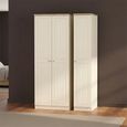Vienna Wardrobe - 3 Door - Tall - Triple - Cream