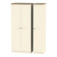 Vienna Wardrobe - 3 Door - Triple - Cream