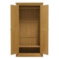 Churchill Waxed Pine 2 Door Plain Wardrobe