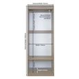 Knightsbridge Wardrobe - 2 Door - 2 Drawer - Tall - Grey Gloss and White