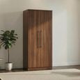 Sherwood Wardrobe - 2 Door - Plain - Walnut