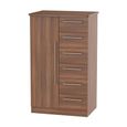 Sherwood Midi Wardrobe - 1 Door - Walnut