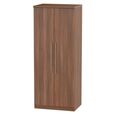 Sherwood Wardrobe - 2 Door - Plain - Walnut