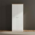 Vienna Wardrobe - 2 Door - Plain - Porcelain