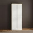 Vienna Wardrobe - 2 Door - Plain - Tall - Porcelain