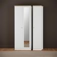 Vienna Wardrobe - 3 Door - 1 Mirror - Tall - Triple - Porcelain