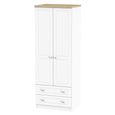 Vienna Wardrobe - 2 Door - 2 Drawer - Tall - Porcelain