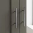 Highgate Wardrobe - 2 Door - Dark Grey Painted