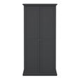 Paris Wardrobe - 2 Door - Grey