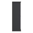 Paris Wardrobe - 2 Door - Grey