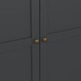Paris Wardrobe - 2 Door - Grey