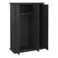Paris Wardrobe - 3 Door - Grey