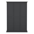 Paris Wardrobe - 3 Door - Grey