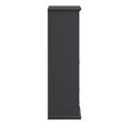 Paris Wardrobe - 4 Door - 2 Drawer - Grey
