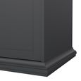 Paris Wardrobe - 4 Door - 2 Drawer - Grey