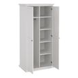 Paris Wardrobe - 2 Door - White