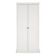 Paris Wardrobe - 2 Door - White