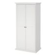 Paris Wardrobe - 2 Door - White