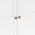 Paris Wardrobe - 2 Door - White