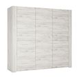 Angel Wardrobe - 3 Door - White