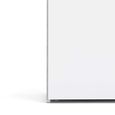 Space Wardrobe - 2 Door - 3 Drawer - White