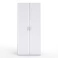 Space Wardrobe - 2 Door - White