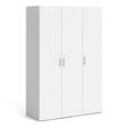 Space Wardrobe - 3 Door - White