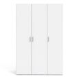 Space Wardrobe - 3 Door - White