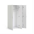 Space Wardrobe - 3 Door - White