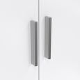 Pepe Wardrobe - 3 Door - Oak and White Gloss