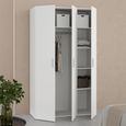 Pepe Wardrobe - 3 Door - White