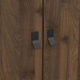 Ry Wardrobe - 3 Door - 3 Drawer - Black