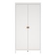 Barcelona Wardrobe - 2 Door - White